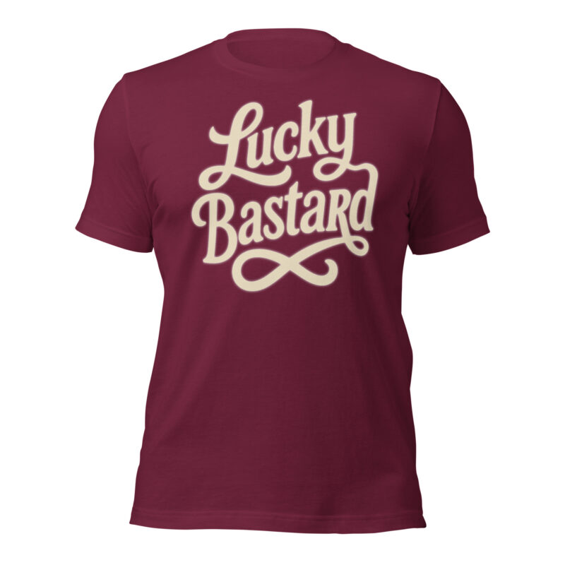 „Lucky Bastard“ – Unisex-T-Shirt – T-Shirts – HOB Products
