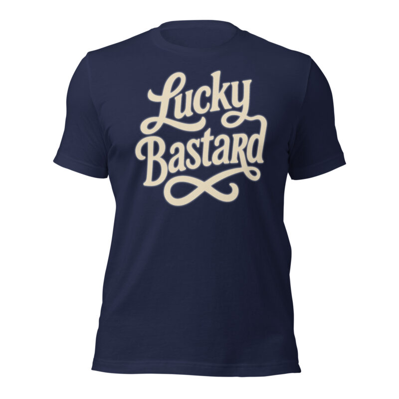 „Lucky Bastard“ – Unisex-T-Shirt – T-Shirts – HOB Products