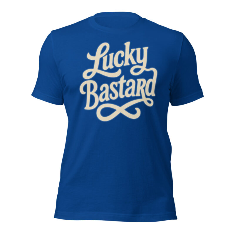 „Lucky Bastard“ – Unisex-T-Shirt – T-Shirts – HOB Products
